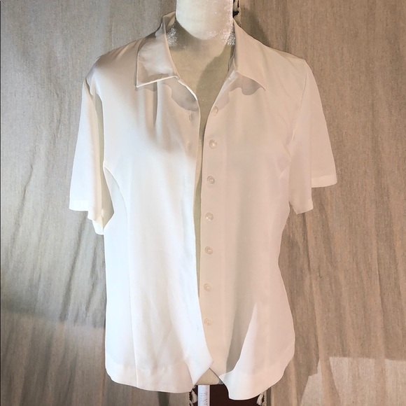 CHAUS • Vintage button down blouse - Picture 5 of 5